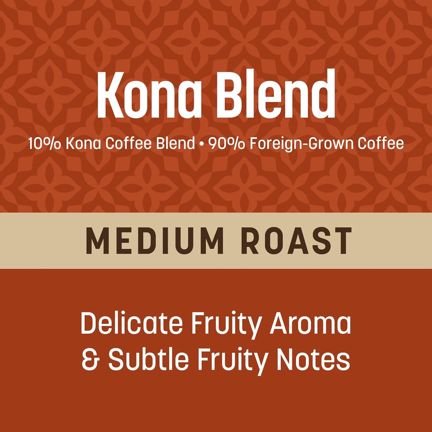 Kona Blend Coffee Pods, 100 Count, Medium Roast, Compatible with Keurig Brewers
